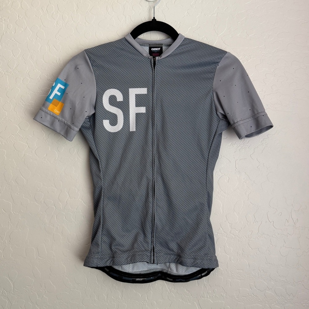 Ornot Women's Cycling Work Jersey Genesis SF Gray Small